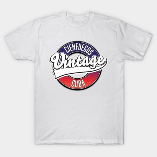 Cienfuegos cuba vintage logo T-Shirt